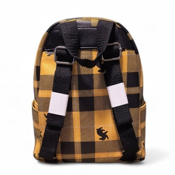 Loungefly Harry Potter Hufflepuff Plaid Mini Backpack - Picture 4 of 7